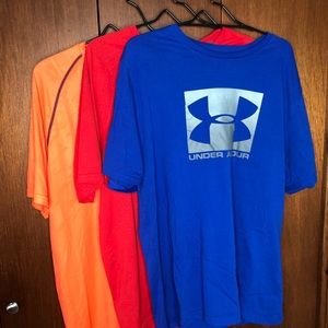 Under Armour Men’s 2XL T-shirts EUC Bundle